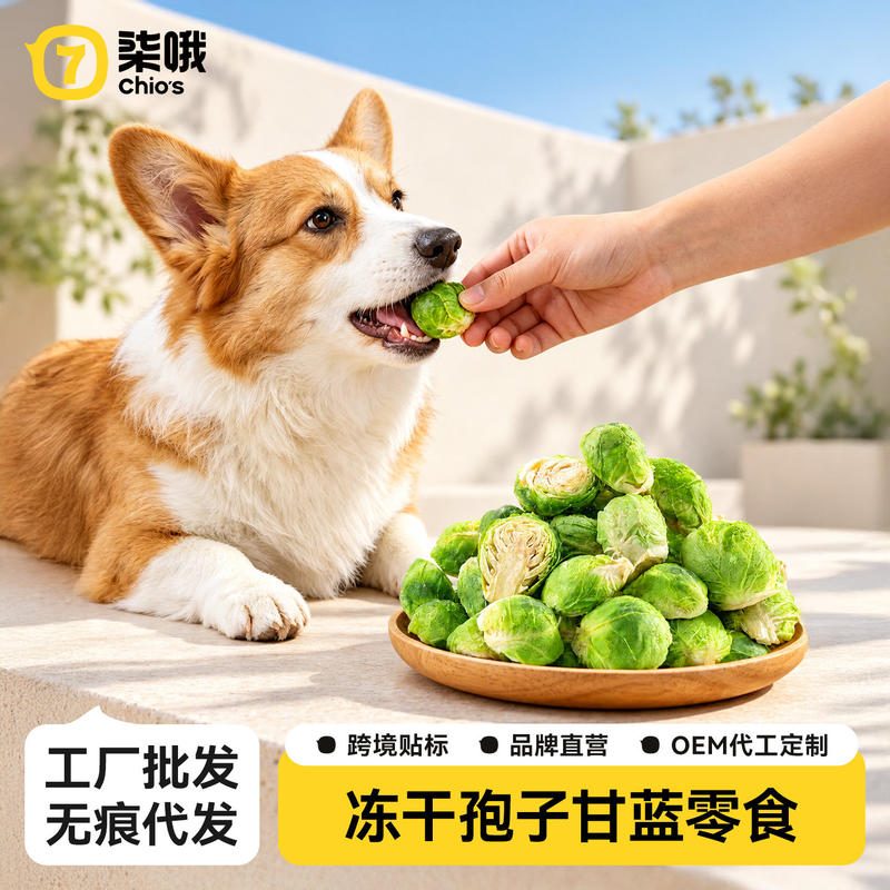 柒哦Chios 宠物冻干果蔬零食 猫狗通用磨牙脆片