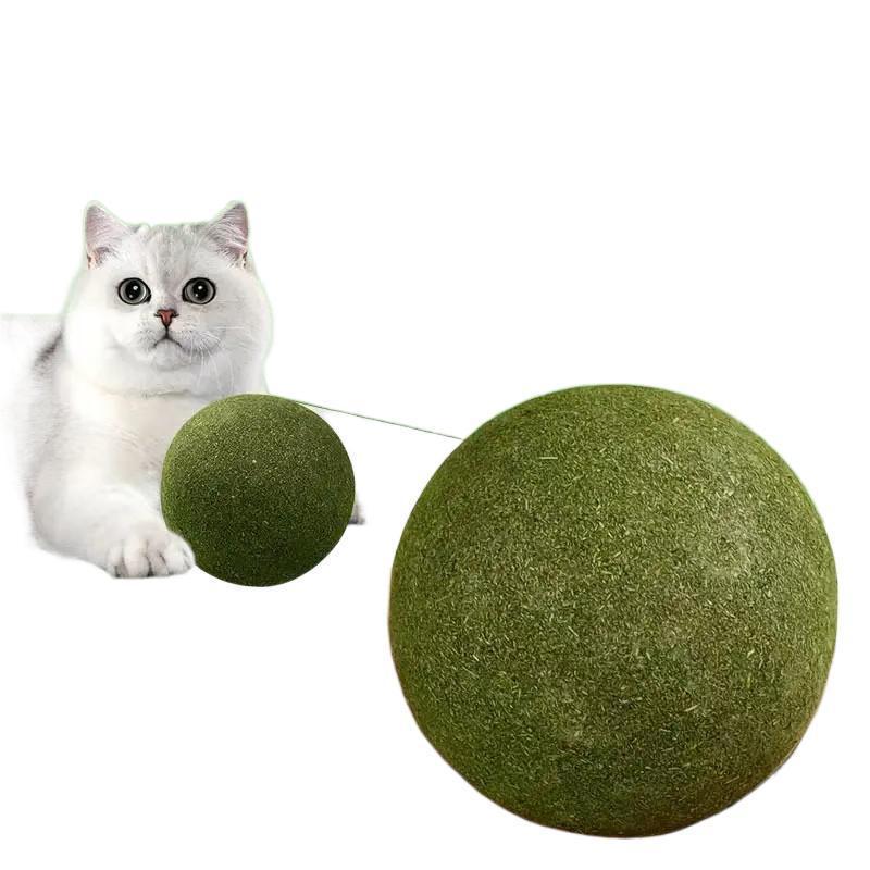 猫薄荷球 磨牙猫草球 逗猫棒 猫咪互动薄荷玩具