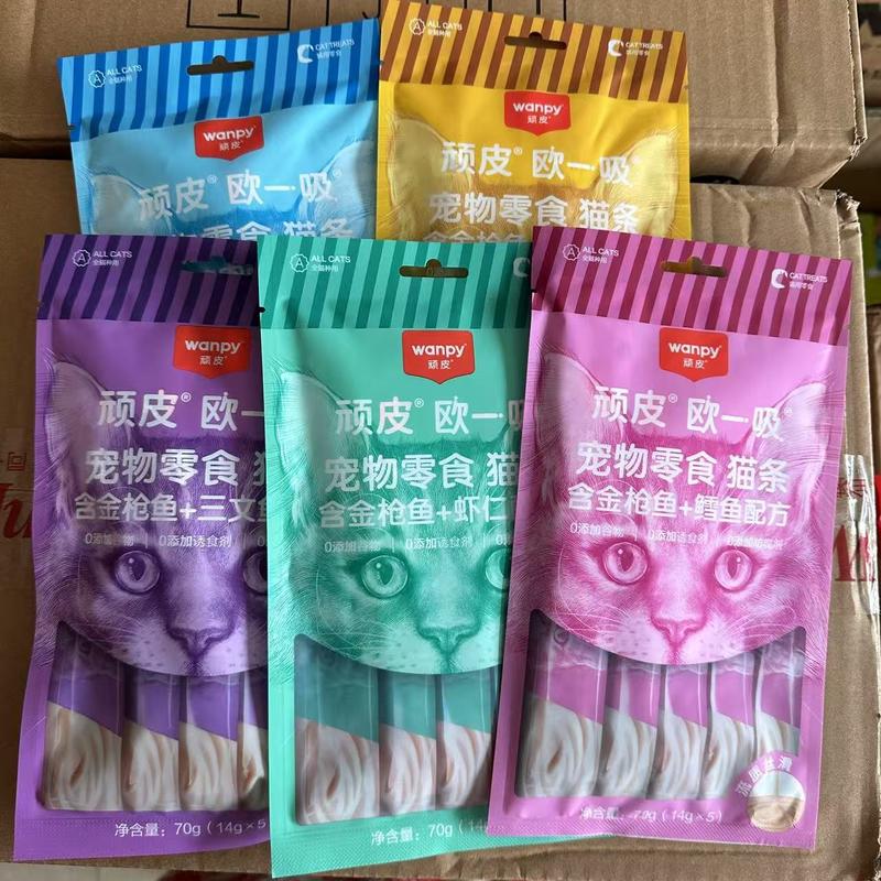 顽皮 Wanpy 猫条 幼猫成猫营养湿粮 欧一吸噜吸吸猫零食