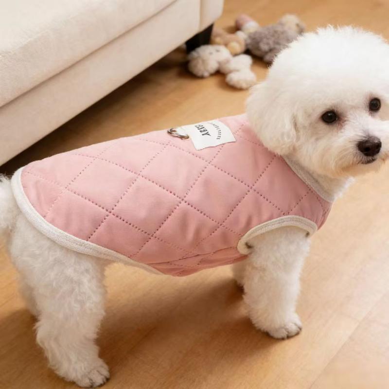 秋冬加厚保暖狗狗背心 柯基宠物狗衣服