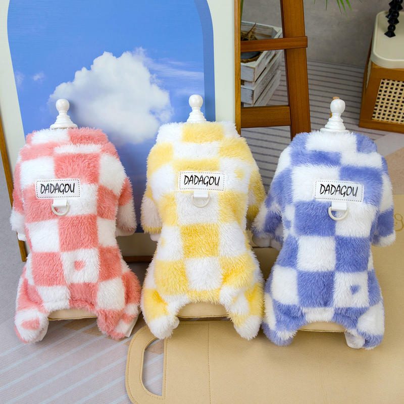 秋冬双面绒狗狗宠物衣服