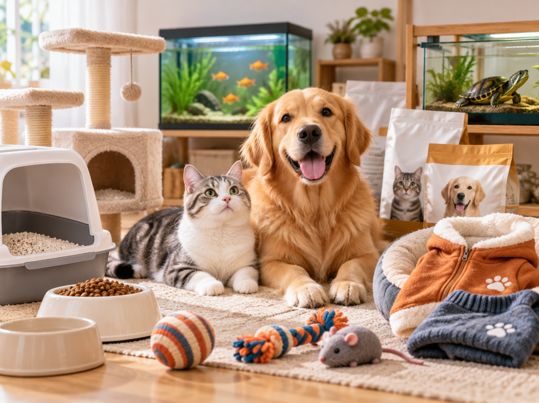 专注猫狗与水族宠物的日常用品
